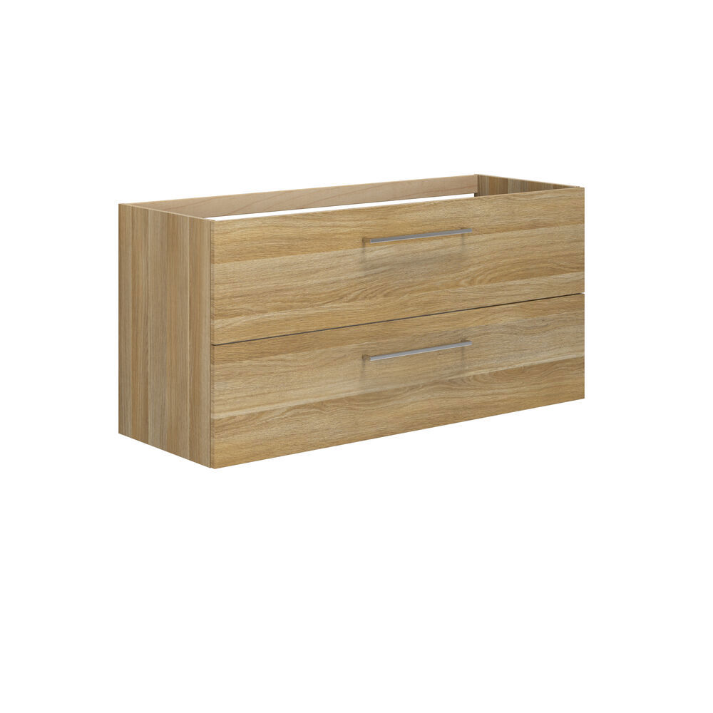 Stor baderomsinspirasjon med servantskap i varm eik, elegant dobbel vask, vakkert speilskap og dusjvegg, grønne fiskebensfliser som gir et sofistikert uttrykk.