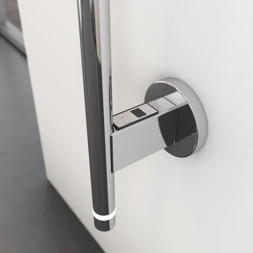 Baderomsinspirasjon med elektrisk håndkletørker som etterlater håndklærne dine deilige og varme, og gjør opplevelsen på baderommet eksklusiv.